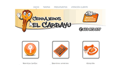 Desktop Screenshot of cerrajeroselcarbayu.com